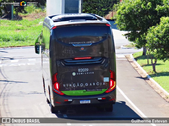 Viação Garcia 82019 na cidade de Umuarama, Paraná, Brasil, por Guilherme Estevan. ID da foto: 10922306.