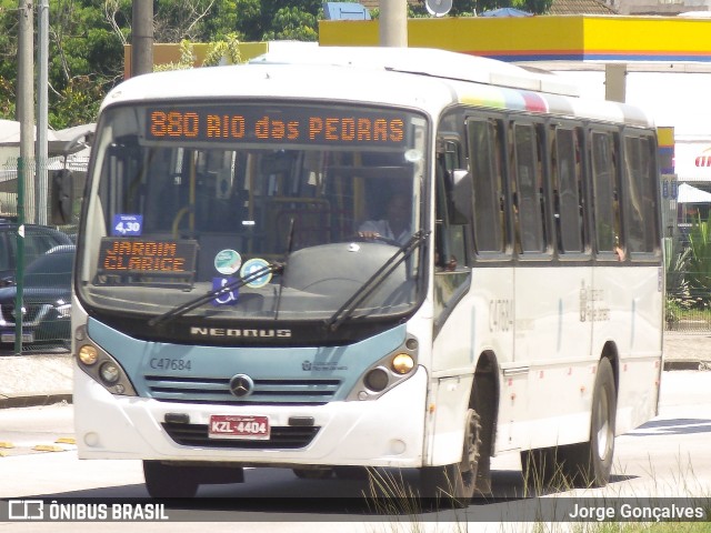 Viação Redentor C47684 na cidade de Rio de Janeiro, Rio de Janeiro, Brasil, por Jorge Gonçalves. Número da foto: #10922489.