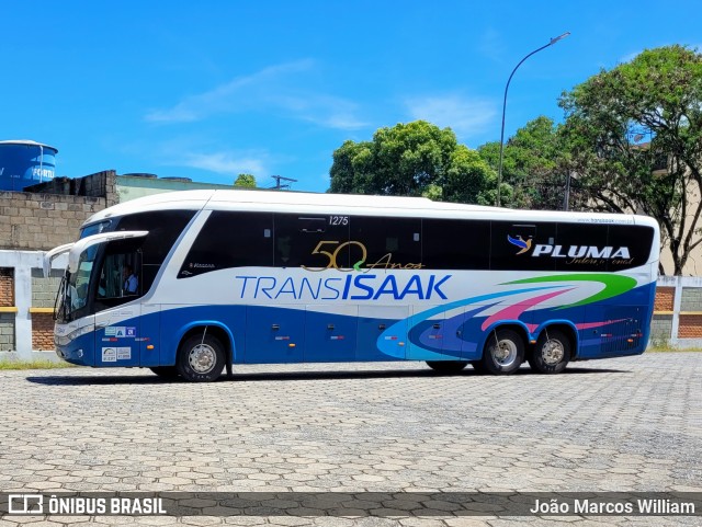 Trans Isaak Turismo 1275 na cidade de Divinópolis, Minas Gerais, Brasil, por João Marcos William. Número da foto: #10923136.