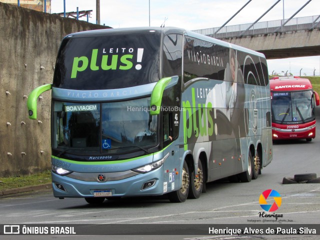 Viação Garcia 88067 na cidade de Campinas, São Paulo, Brasil, por Henrique Alves de Paula Silva. Número da foto: #10921651.