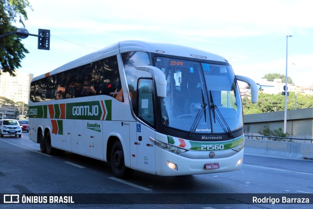 Empresa Gontijo de Transportes 21560 na cidade de Belo Horizonte, Minas Gerais, Brasil, por Rodrigo Barraza. ID da foto: 10922434.