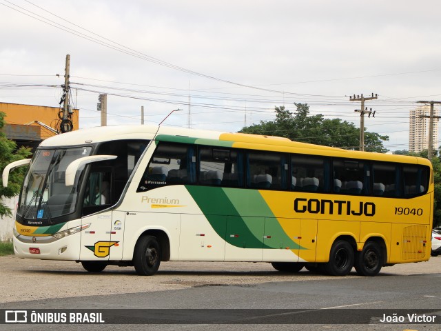 Empresa Gontijo de Transportes 19040 na cidade de Teresina, Piauí, Brasil, por João Victor. ID da foto: 10923430.