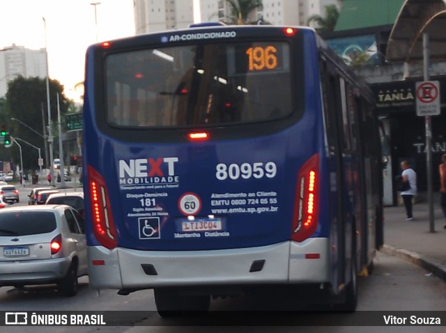 Next Mobilidade - ABC Sistema de Transporte 80.959 na cidade de São Bernardo do Campo, São Paulo, Brasil, por Vitor Souza. Número da foto: #10921876.
