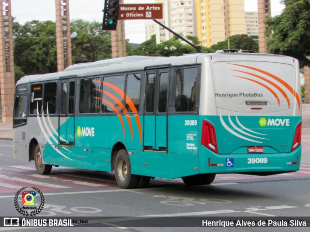 Viação Brasília 39089 na cidade de Belo Horizonte, Minas Gerais, Brasil, por Henrique Alves de Paula Silva. Número da foto: #10921635.