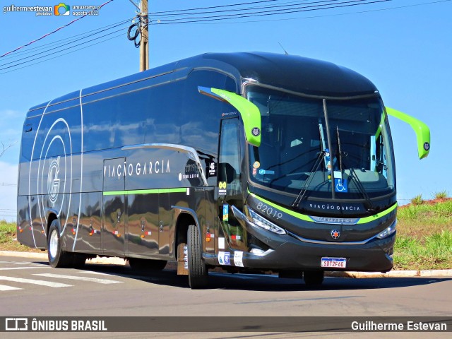 Viação Garcia 82019 na cidade de Umuarama, Paraná, Brasil, por Guilherme Estevan. ID da foto: 10922284.