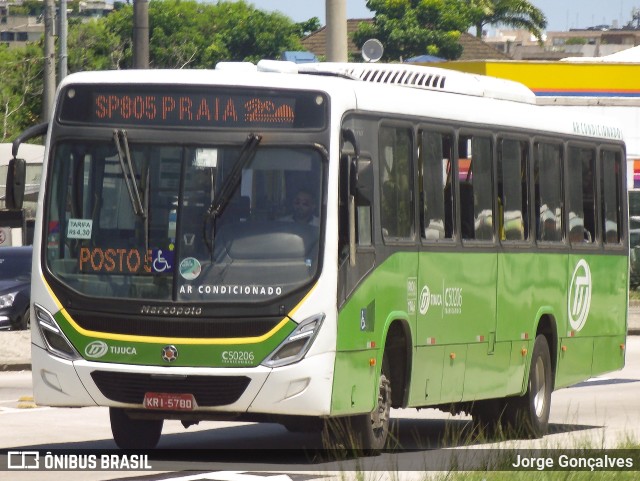 Tijuquinha - Auto Viação Tijuca C50206 na cidade de Rio de Janeiro, Rio de Janeiro, Brasil, por Jorge Gonçalves. ID da foto: 10922481.