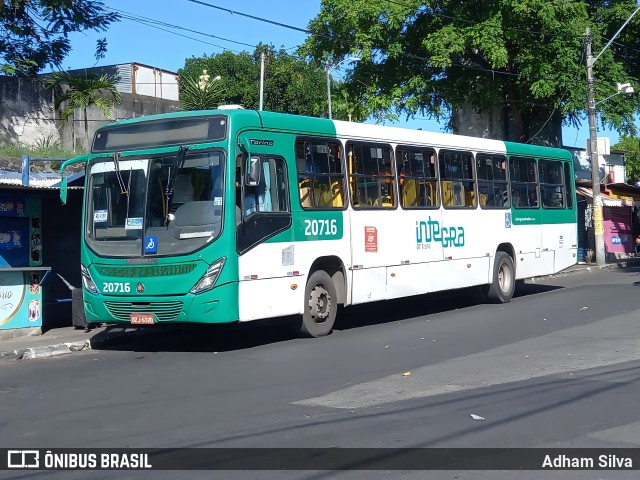 OT Trans - Ótima Salvador Transportes 20716 na cidade de Salvador, Bahia, Brasil, por Adham Silva. ID da foto: 10921567.