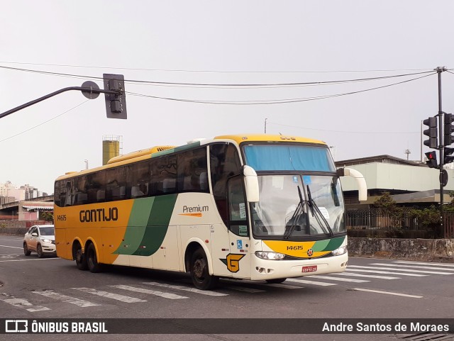 Empresa Gontijo de Transportes 14615 na cidade de Belo Horizonte, Minas Gerais, Brasil, por Andre Santos de Moraes. ID da foto: 10922808.