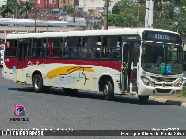 Viação São Bento Ribeirão Preto 11295 na cidade de Ribeirão Preto, São Paulo, Brasil, por Henrique Alves de Paula Silva. Número da foto: #10921613.