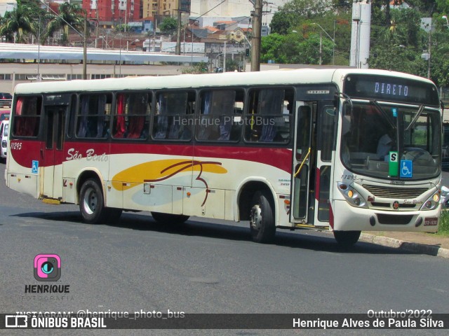 Viação São Bento Ribeirão Preto 11295 na cidade de Ribeirão Preto, São Paulo, Brasil, por Henrique Alves de Paula Silva. ID da foto: 10921613.