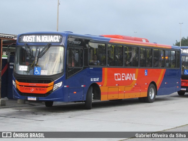 Evanil Transportes e Turismo RJ 132.147 na cidade de Rio de Janeiro, Rio de Janeiro, Brasil, por Gabriel Oliveira da Silva. Número da foto: #10924240.