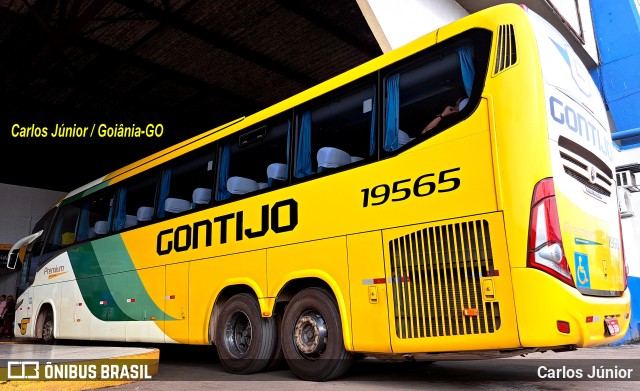 Empresa Gontijo de Transportes 19565 na cidade de Goiânia, Goiás, Brasil, por Carlos Júnior. Número da foto: #10925445.