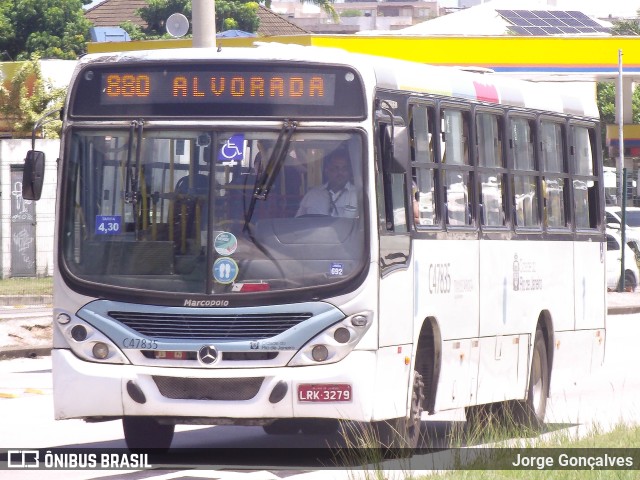 Viação Redentor C47835 na cidade de Rio de Janeiro, Rio de Janeiro, Brasil, por Jorge Gonçalves. Número da foto: #10924675.