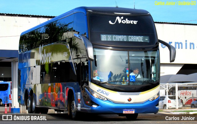 Nobre Turismo 2306 na cidade de Goiânia, Goiás, Brasil, por Carlos Júnior. Número da foto: #10925662.
