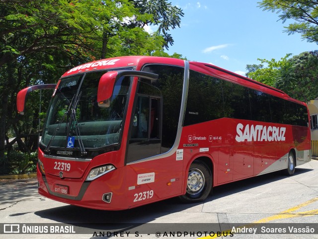 Viação Santa Cruz 22319 na cidade de São Paulo, São Paulo, Brasil, por Andrey  Soares Vassão. Número da foto: #10926585.
