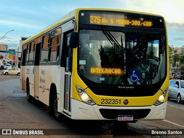 Viação Pioneira 232351 na cidade de Taguatinga, Distrito Federal, Brasil, por Brenno Santos. ID da foto: 10927052.