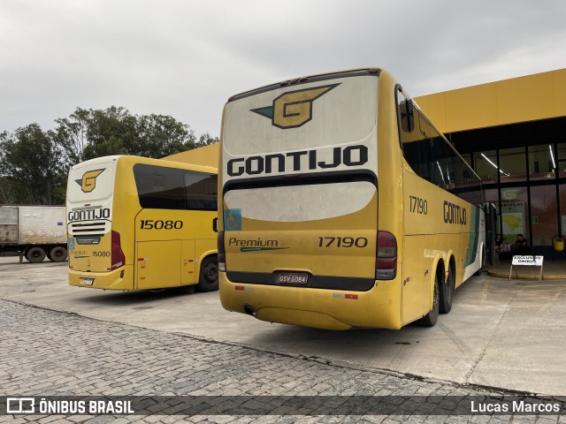 Empresa Gontijo de Transportes 17190 na cidade de Perdões, Minas Gerais, Brasil, por Lucas Marcos. ID da foto: 10925784.