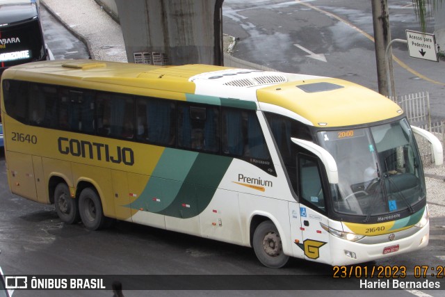 Empresa Gontijo de Transportes 21640 na cidade de Belo Horizonte, Minas Gerais, Brasil, por Hariel Bernades. ID da foto: 10928685.