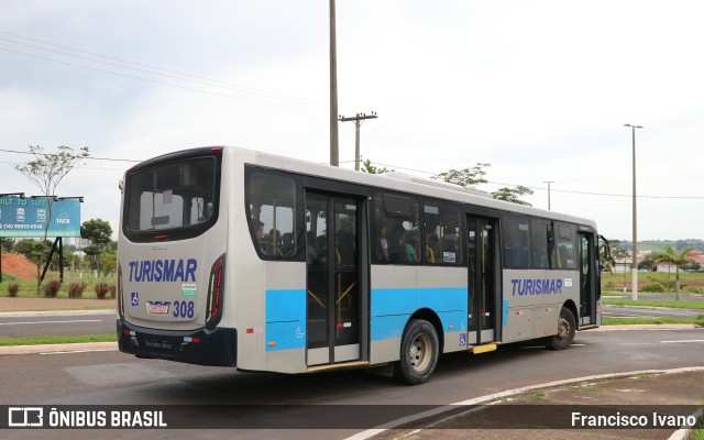 Turismar Transporte e Turismo 308 na cidade de Marília, São Paulo, Brasil, por Francisco Ivano. Número da foto: #10927860.
