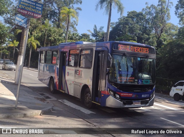 Next Mobilidade - ABC Sistema de Transporte 80.011 na cidade de Santo André, São Paulo, Brasil, por Rafael Lopes de Oliveira. Número da foto: #10929064.