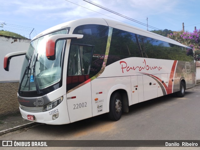 Paraibuna Transportes 22002 na cidade de Valença, Rio de Janeiro, Brasil, por Danilo  Ribeiro. Número da foto: #10929651.