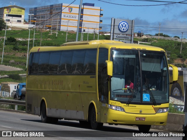 Viação Itapemirim 45815 na cidade de Caruaru, Pernambuco, Brasil, por Lenilson da Silva Pessoa. ID da foto: 10928880.