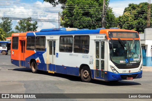 CMT - Consórcio Metropolitano Transportes 149 na cidade de Várzea Grande, Mato Grosso, Brasil, por Leon Gomes. ID da foto: 10929326.