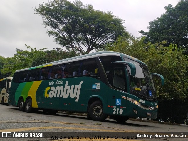 Auto Viação Cambuí 210 na cidade de São Paulo, São Paulo, Brasil, por Andrey  Soares Vassão. Número da foto: #10930155.