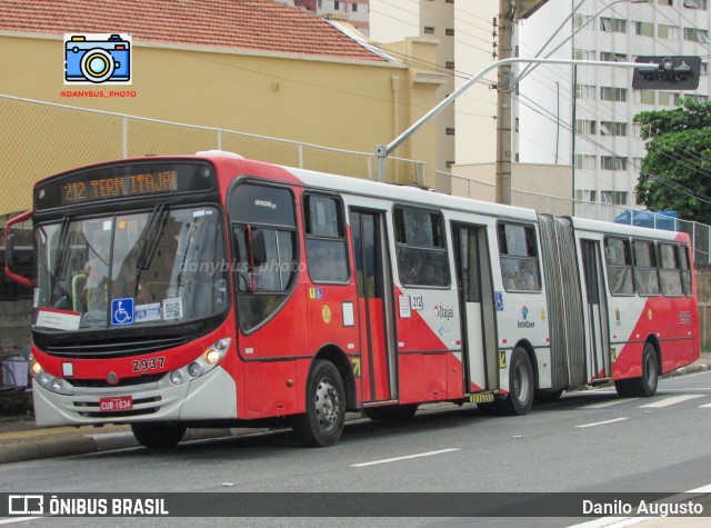 Itajaí Transportes Coletivos 2937 na cidade de Campinas, São Paulo, Brasil, por Danilo Augusto. Número da foto: #10927914.