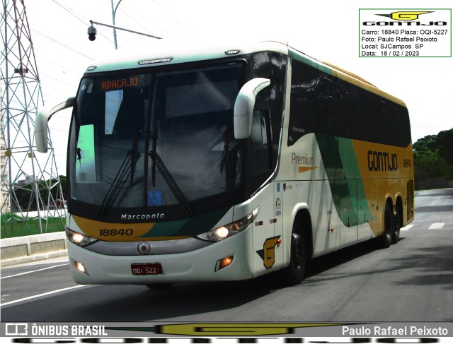 Empresa Gontijo de Transportes 18840 na cidade de São José dos Campos, São Paulo, Brasil, por Paulo Rafael Peixoto. Número da foto: #10927237.