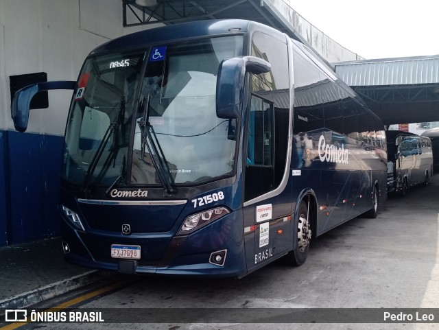 Viação Cometa 721508 na cidade de Sorocaba, São Paulo, Brasil, por Pedro Leo. Número da foto: #10928478.