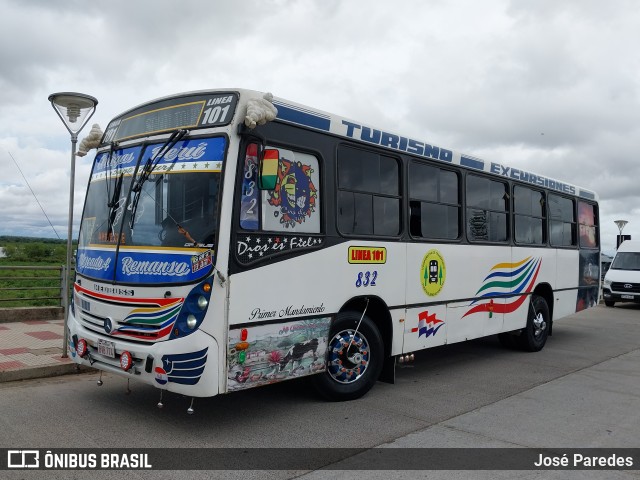 Cooperativa de Transporte Elseno Ko Che Ltda - Linea 101 832 na cidade de Asunción, Paraguai, por José Paredes. Número da foto: #10928056.
