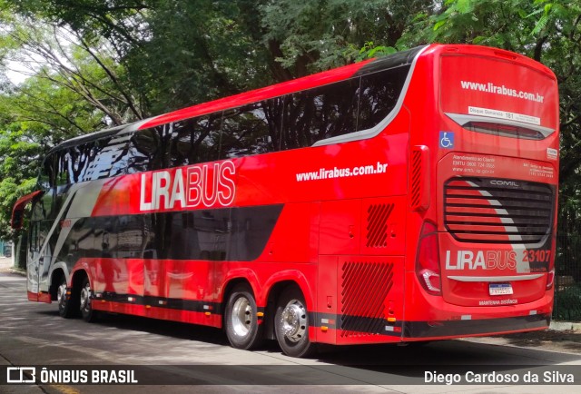 Lirabus 23107 na cidade de São Paulo, São Paulo, Brasil, por Diego Cardoso da Silva. Número da foto: #10929310.