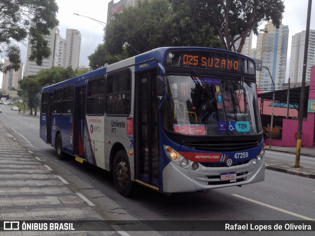 ATT - Alto Tietê Transportes 47.259 na cidade de Mogi das Cruzes, São Paulo, Brasil, por Rafael Lopes de Oliveira. Número da foto: #10927286.