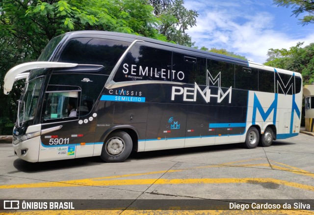 Empresa de Ônibus Nossa Senhora da Penha 59011 na cidade de São Paulo, São Paulo, Brasil, por Diego Cardoso da Silva. ID da foto: 10930482.