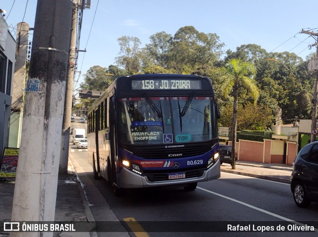 Next Mobilidade - ABC Sistema de Transporte 80.629 na cidade de Santo André, São Paulo, Brasil, por Rafael Lopes de Oliveira. ID da foto: 10928997.