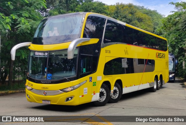 Viação Nova Itapemirim 50136 na cidade de São Paulo, São Paulo, Brasil, por Diego Cardoso da Silva. Número da foto: #10929156.