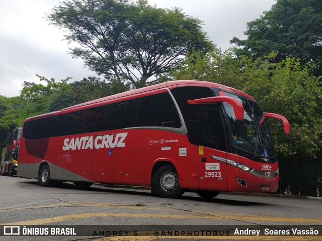 Viação Santa Cruz 29923 na cidade de São Paulo, São Paulo, Brasil, por Andrey  Soares Vassão. Número da foto: #10931141.