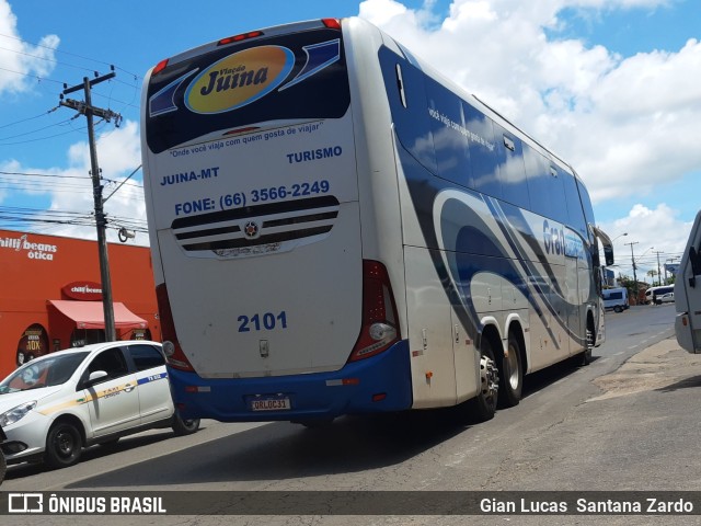 Viação Juína 2101 na cidade de Ji-Paraná, Rondônia, Brasil, por Gian Lucas  Santana Zardo. ID da foto: 10933428.