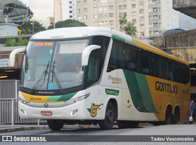 Empresa Gontijo de Transportes 18245 na cidade de Belo Horizonte, Minas Gerais, Brasil, por Tadeu Vasconcelos. ID da foto: 10931038.