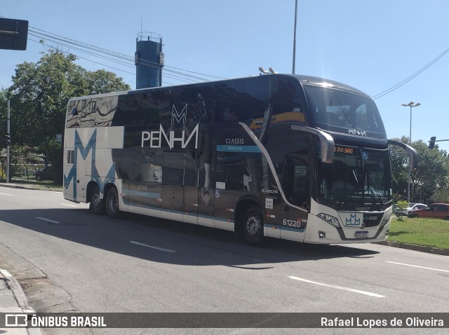 Empresa de Ônibus Nossa Senhora da Penha 61220 na cidade de Santo André, São Paulo, Brasil, por Rafael Lopes de Oliveira. ID da foto: 10933396.