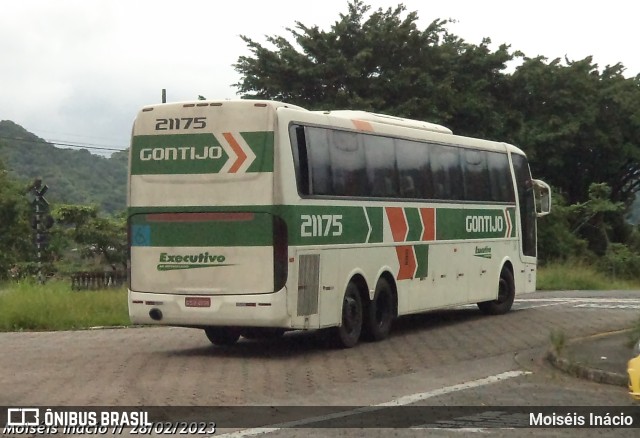 Empresa Gontijo de Transportes 21175 na cidade de Cubatão, São Paulo, Brasil, por Moiséis Inácio. ID da foto: 10932836.