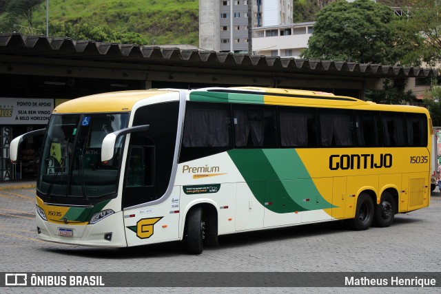 Empresa Gontijo de Transportes 15035 na cidade de Belo Horizonte, Minas Gerais, Brasil, por Matheus Henrique. ID da foto: 10933121.