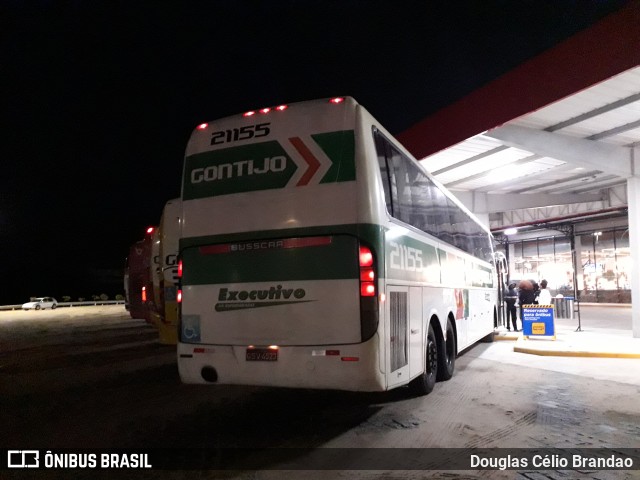 Empresa Gontijo de Transportes 21155 na cidade de Estiva, Minas Gerais, Brasil, por Douglas Célio Brandao. ID da foto: 10933374.