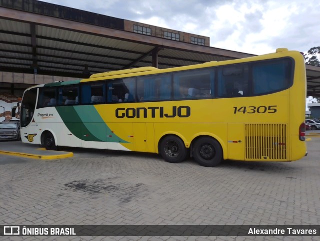 Empresa Gontijo de Transportes 14305 na cidade de Guararema, São Paulo, Brasil, por Alexandre Tavares. Número da foto: #10931941.
