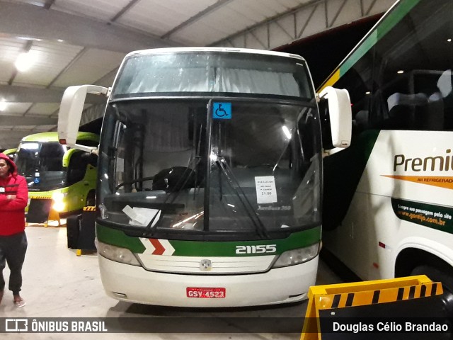 Empresa Gontijo de Transportes 21155 na cidade de Estiva, Minas Gerais, Brasil, por Douglas Célio Brandao. ID da foto: 10933354.