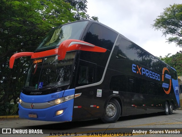 Expresso Transporte e Turismo Ltda. 18225 na cidade de São Paulo, São Paulo, Brasil, por Andrey  Soares Vassão. ID da foto: 10931123.