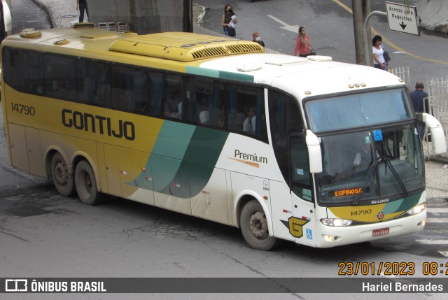 Empresa Gontijo de Transportes 14790 na cidade de Belo Horizonte, Minas Gerais, Brasil, por Hariel Bernades. Número da foto: #10932168.
