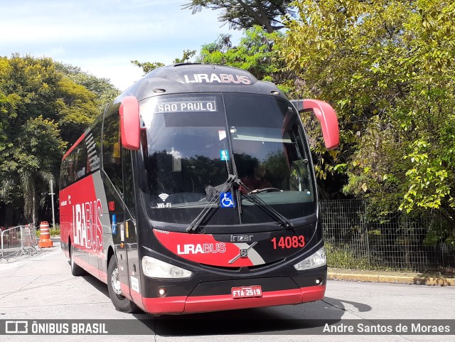 Lirabus 14083 na cidade de São Paulo, São Paulo, Brasil, por Andre Santos de Moraes. Número da foto: #10930644.