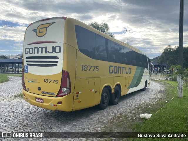 Empresa Gontijo de Transportes 18775 na cidade de Juiz de Fora, Minas Gerais, Brasil, por Gustavo Silva Andrade. ID da foto: 10931887.